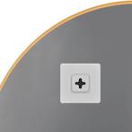 Spiegel - Livion Brens - Rond - Hangspiegel in Frame - 110cm, Huis en Inrichting, Woonaccessoires | Spiegels, Ophalen of Verzenden