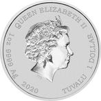 Tuvalu. 1 Dollar 2019 - Chinese New Year Dragon - 1 OZ with