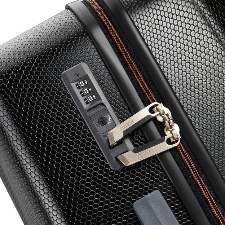 Delsey Toliara Trolley Case - 66 cm - Black, Sieraden, Tassen en Uiterlijk, Koffers, Verzenden