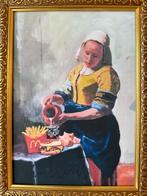 Peter Klashorst (1957) - Het melkmeisje, Antiek en Kunst