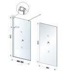 Inloopdouche BWS Loek 90x220 Cm 8 Mm Nano Coating Helder, Ophalen of Verzenden, Nieuw