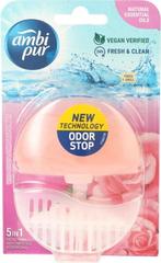Toiletblok Ambi Pur Wild Rose & Pink Grapefruit navulbaar 55, Verzenden