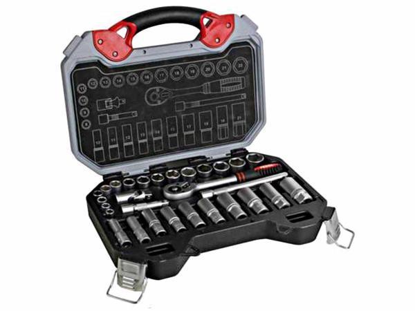 Veiling - Toolland dopsleutelset 29-pack staal, Doe-het-zelf en Verbouw, Gereedschap | Handgereedschap