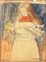 Ko cossaar ( 1874 - 1966 ) - Meisje met kind