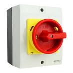 EMAT werkschakelaar 4-polig 25A rood (85013001), Doe-het-zelf en Verbouw, Verzenden, Nieuw