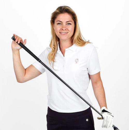 -22% Q1905  Q1905 Polo shirt caddie -  maat XL, Kleding | Dames, Sportkleding, Wit, Nieuw, Verzenden