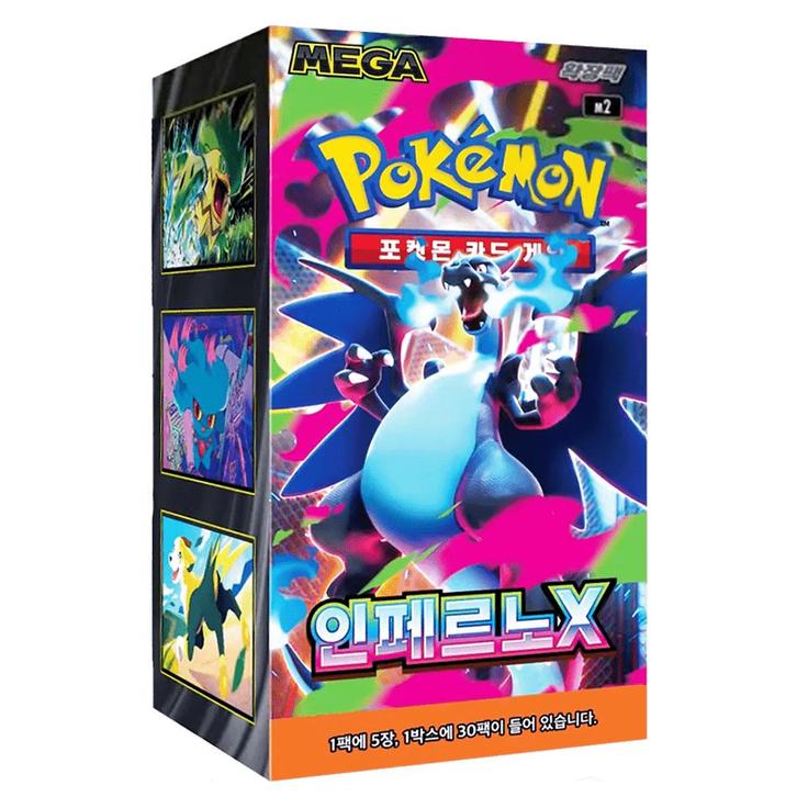 Pokémon M2 MEGA Inferno X Koreaanse Booster Box, Hobby en Vrije tijd, Verzamelkaartspellen | Pokémon, Verzenden