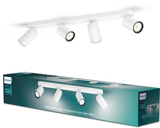 Philips Pongee opbouwspot - 4-lichts - wit tweede kans, Huis en Inrichting, Overige Huis en Inrichting, Verzenden