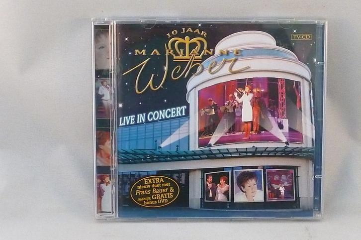 Marianne Weber - 10 jaar (CD+DVD), Cd's en Dvd's, Cd's | Nederlandstalig, Zo goed als nieuw, Verzenden