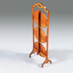 Cake stand in satijnhout ingelegd met zonmotief ca 1920 No30, Ophalen of Verzenden