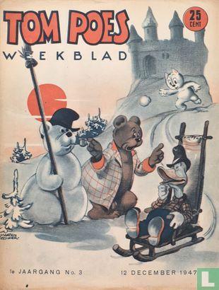 Bas en van der Pluim - Tom Poes weekblad 3 - 1947, Boeken, Stripboeken, Zo goed als nieuw, Eén stripboek, Verzenden
