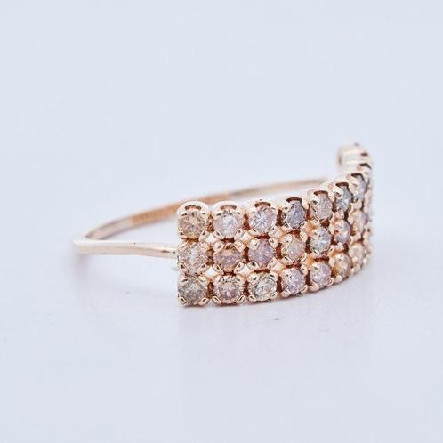Zonder Minimumprijs - Ring 14 kt. - 0.45ct. tw. Diamant, Sieraden, Tassen en Uiterlijk, Ringen