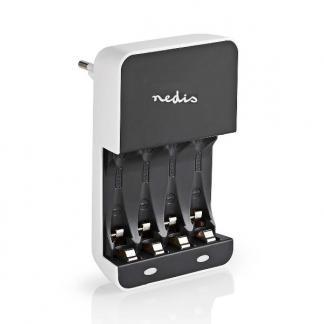 Batterij oplader | Nedis (NiMH AA/AAA batterijen), Doe-het-zelf en Verbouw, Gereedschap | Machine-onderdelen en Toebehoren, Nieuw