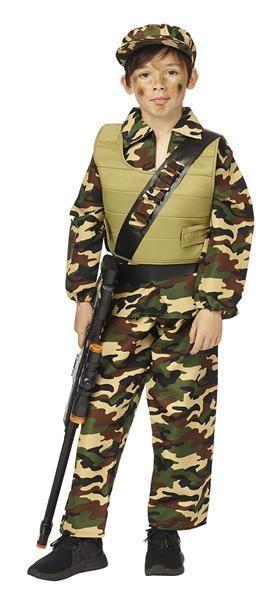 Leger verkleedpak kind, Kleding | Heren, Carnavalskleding en Feestkleding, Nieuw, Ophalen of Verzenden