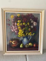 Belgische school (XX) - Stilleven met bloemen, Antiek en Kunst, Kunst | Schilderijen | Klassiek
