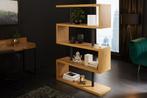 Design plank SNAKE 165cm eikenlook boekenkast met vijf, Huis en Inrichting, Woonaccessoires | Wandplanken en Boekenplanken, Ophalen of Verzenden