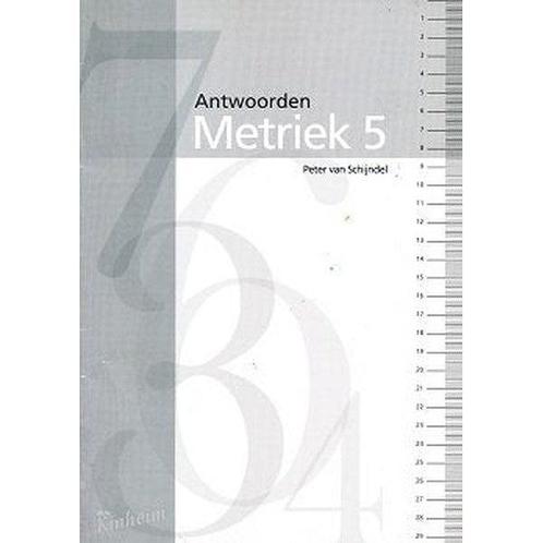 Kinheim Antwoorden Metriek 5, Boeken, Schoolboeken, Nieuw, Verzenden