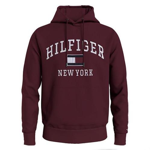 -30% Tommy Hilfiger  Tommy Hilfiger Hoody 28173 deep rouge, Kleding | Heren, Truien en Vesten, Rood, Nieuw, Verzenden