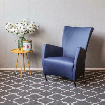 2x Montis Windy fauteuil, kobaltblauw nieuwstaat beschikbaar voor biedingen