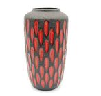 Scheurich - H. 37cm - Vaas - Keramiek - Fat Lava / Erdbeer, Antiek en Kunst