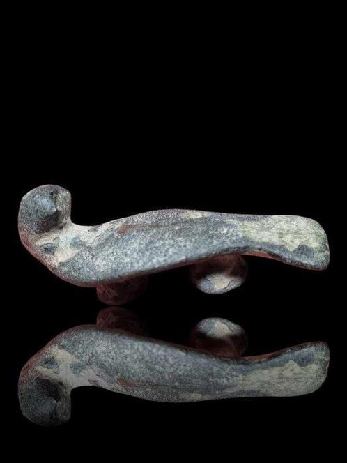 Oud-Romeins Brons part of a fibula ( Duck ? )  (Zonder, Antiek en Kunst, Antiek | Overige Antiek