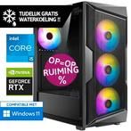 Core i5 + Waterkoeling - RTX 3050 - 32GB - 1TB  - Game PC, Nieuw