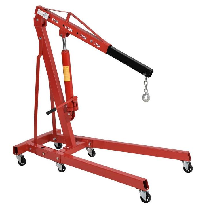 Werkplaatskraan / motorblokkraan - Max. 2000 kg, Doe-het-zelf en Verbouw, Lieren en Takels, Nieuw, Verzenden