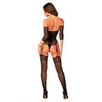 OB Bodystocking G333 black - SML, Verzenden