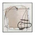 *WOONWINKEL* Kare Design Dust Grey Abstract Schilderij Beige, Huis en Inrichting, Woonaccessoires | Schilderijen, Tekeningen en Foto's
