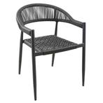 Stoel | VOLGA | Aluminium Rotan/Aluminium | Grey |, Verzenden, Nieuw in verpakking