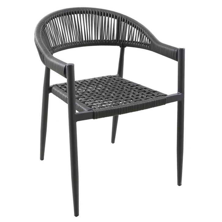 Stoel | VOLGA | Aluminium Rotan/Aluminium | Grey |, Zakelijke goederen, Horeca | Keukenapparatuur, Nieuw in verpakking, Verzenden