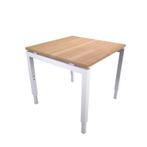 Recht N-poot bureau, 80 x 80 cm, Ophalen of Verzenden, Nieuw in verpakking