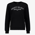 Unsigned jongens sweater met tekstopdruk zwart maat 146/152, Verzenden, Nieuw