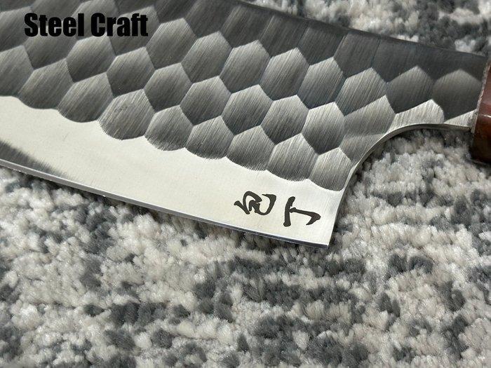 Keukenmes - Japanse cleaver - Premium Japanse stalen cleaver, Antiek en Kunst, Antiek | Keukenbenodigdheden
