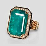 Zonder Minimumprijs - Ring - 18 karaat Roségoud, IGI 17,55, Sieraden, Tassen en Uiterlijk, Ringen, Nieuw