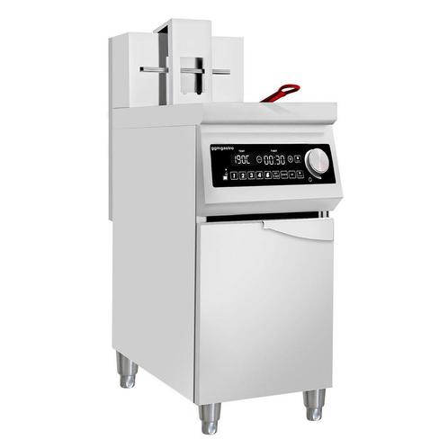 GGM Gastro | Inductiefriteuse - 30 liter - 10 kW - met |, Witgoed en Apparatuur, Frituurpannen, Verzenden
