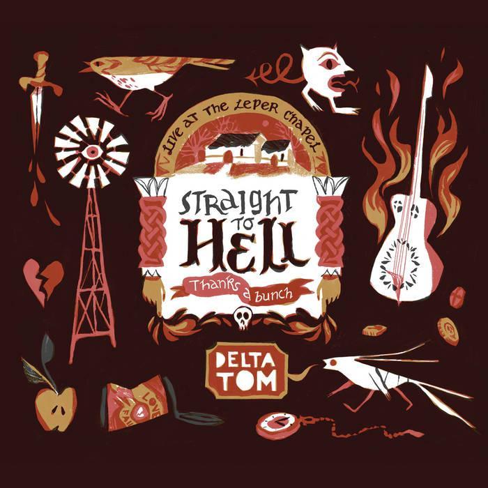 cd - Delta Tom - Straight To Hell, Cd's en Dvd's, Cd's | Jazz en Blues, Zo goed als nieuw, Verzenden