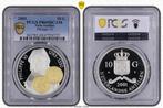 Nederlandse Antillen 10 gulden 2001 Handelsmunt Philippe VI, Postzegels en Munten, Munten | Oceanië, Zilver, Losse munt, Verzenden