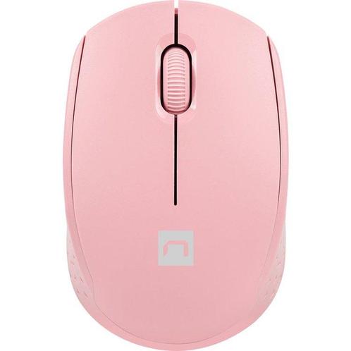 Natec Stork Draadloze Muis 1600 DPI Roze, Computers en Software, Muizen, Verzenden