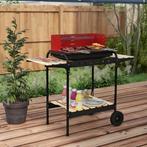 TRUUSK Houtskoolgrill Van Metaal BBQ Smoker Met Wielen, In H, Tuin en Terras, Houtskoolbarbecues, Verzenden, Nieuw, TRUUSK