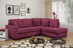 Hoekbank Groningen - hoekbanken - Paars, Huis en Inrichting, Banken | Sofa's en Chaises Longues, Nieuw, Stof