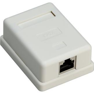 RJ45 wandcontactdoos | FTP (RJ45, Cat6, Horizontaal, Opbouw), Computers en Software, Pc- en Netwerkkabels, Nieuw, Verzenden