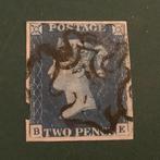 Groot-Brittannië 1840 - 2 Penny Blue - Michel 2, Postzegels en Munten, Gestempeld