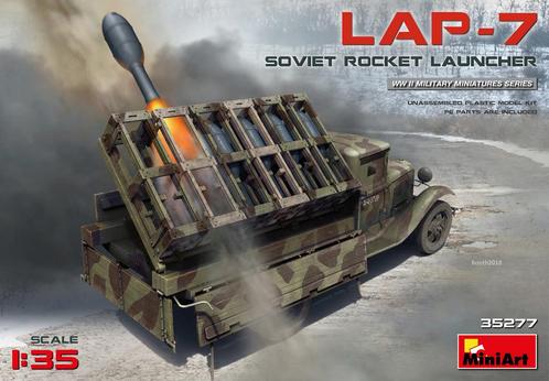 Miniart - Soviet Rocket Launcher Lap-7 (Min35277), Hobby en Vrije tijd, Modelbouw | Overige, Nieuw, Verzenden