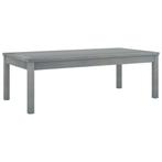 vidaXL Salontafel 100x50x33 cm massief acaciahout grijs, Tuin en Terras, Tuintafels, Verzenden, Nieuw, Hout