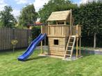 Speeltoestel Speeltoren Glijbaan Schommel Tuinhout Neerkant, Ophalen, Nieuw, Glijbaan