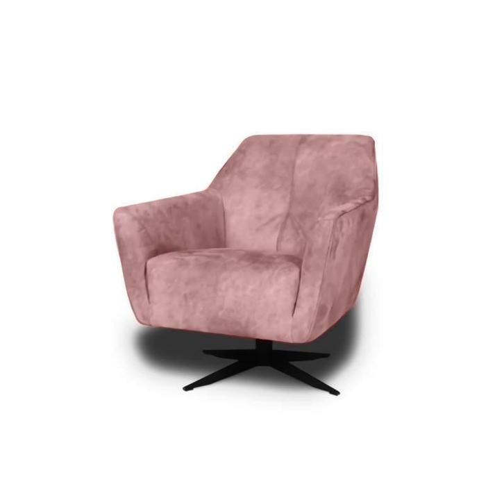 Fauteuil Floris - fauteuils - Roze, Huis en Inrichting, Stoelen, Nieuw, Leer