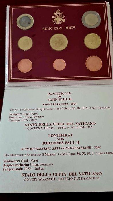 Vaticaan. Year Set (BU) 2004 (Zonder Minimumprijs), Postzegels en Munten, Munten | Europa | Euromunten
