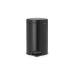 Brabantia Pedaalemmer newIcon 12 ltr - mat Zwart, Huis en Inrichting, Woonaccessoires | Prullenbakken, Verzenden, Nieuw
