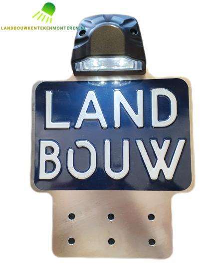 RVS Oldtimer kleine vierkante kentekenplaathouder MET 1 verl, Auto diversen, Kentekenplaathouders, Verzenden